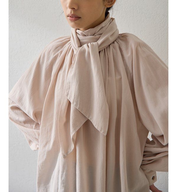  「製品染めボウブラウス」|シャツ・ブラウス|
