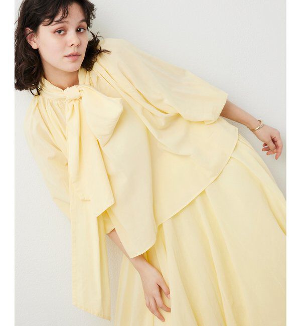  「製品染めボウブラウス」|シャツ・ブラウス|