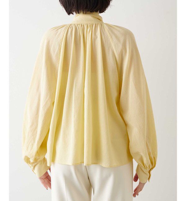  「製品染めボウブラウス」|シャツ・ブラウス|