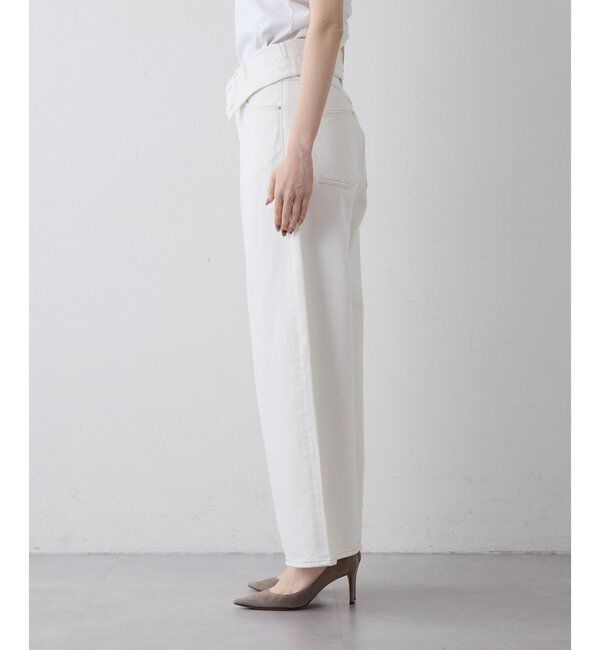  「ハイウエストデニムパンツ」|デニム|