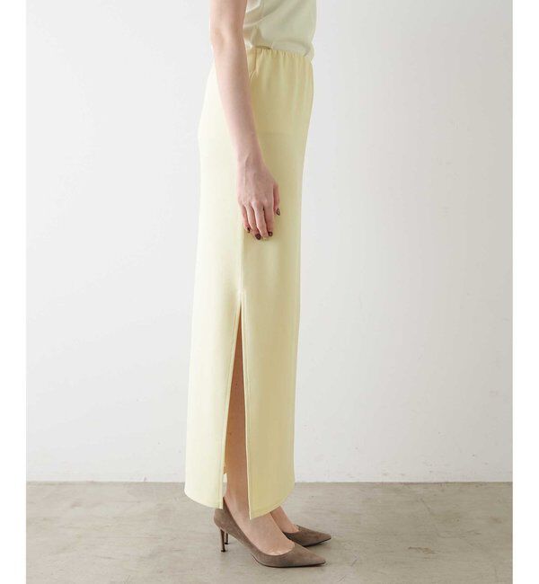  「カットジョーゼットスリットスカート」|スカート|