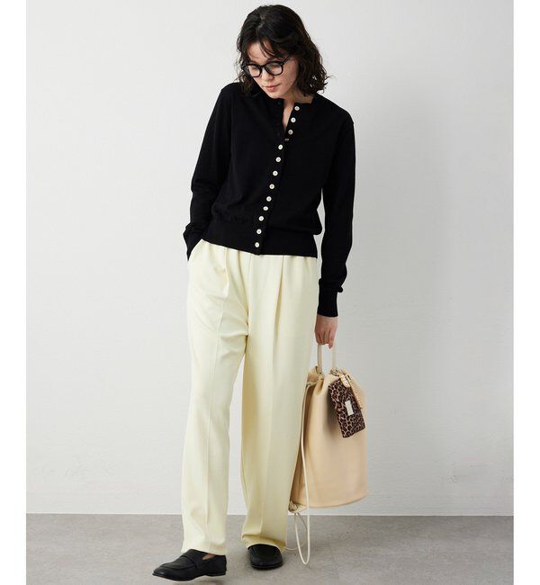  「カットジョーゼットパンツ」|チノ|