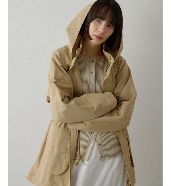  「ウェザーフードブルゾン」|その他|ベージュ
