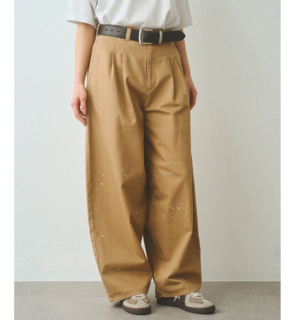  「ペイントタックチノパンツ」|チノ|