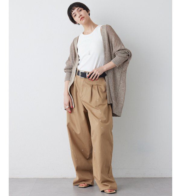  「ペイントタックチノパンツ」|チノ|