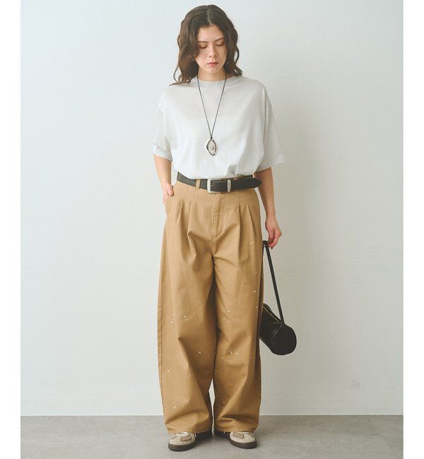  「ペイントタックチノパンツ」|チノ|