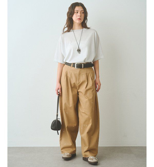  「ペイントタックチノパンツ」|チノ|