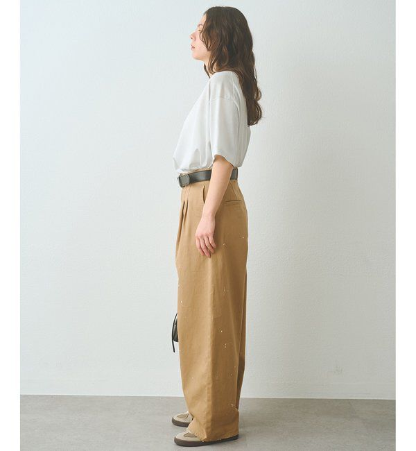  「ペイントタックチノパンツ」|チノ|