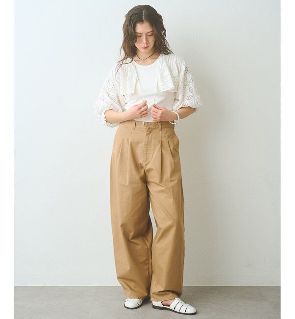  「タックチノパンツ」|チノ|