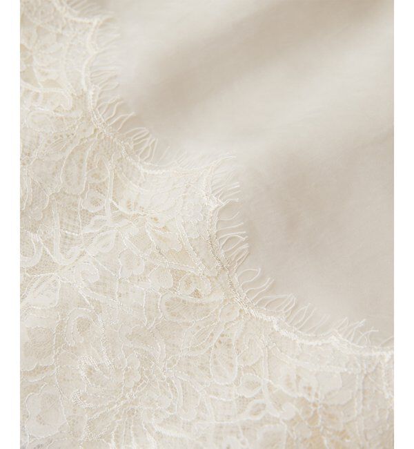  「サテンレーススカート」|スカート|