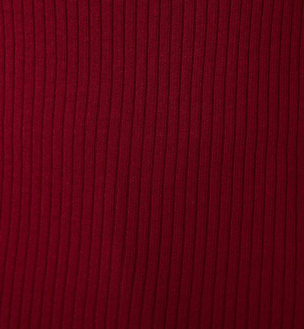  「デザインネックリブニット」|ニット・セーター|