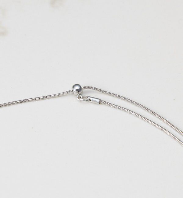  「【PAPILLONNER/パピヨネ】オーバルスライド2WAYネックレス」|リング|