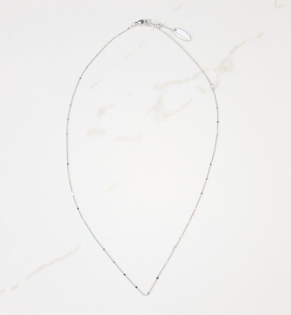  「【PAPILLONNER/パピヨネ】ステーションチェーンネックレス」|リング|