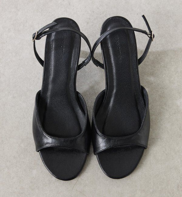  「【PAPILLONNER/パピヨネ】メタリックラウンドサンダル」|その他|