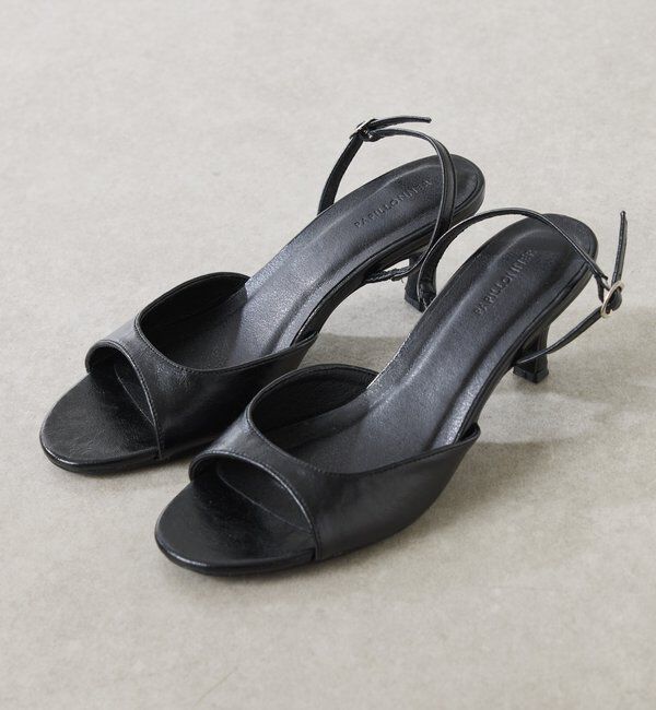  「【PAPILLONNER/パピヨネ】メタリックラウンドサンダル」|その他|