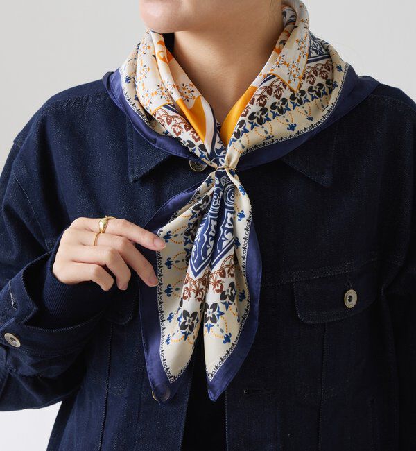  「【PAPILLONNER/パピヨネ】ボヘミアンペイズリースカーフ」|マフラー|