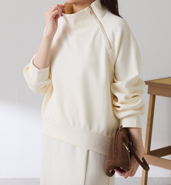  「アシメハーフジップセットアップ」|ワンピース|