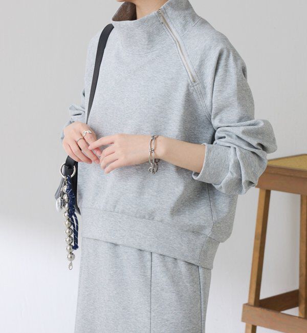  「アシメハーフジップセットアップ」|ワンピース|