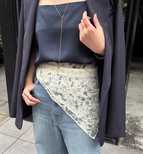  「【PAPILLONNER/パピヨネ】レーススカーフ/オケージョン」|マフラー|