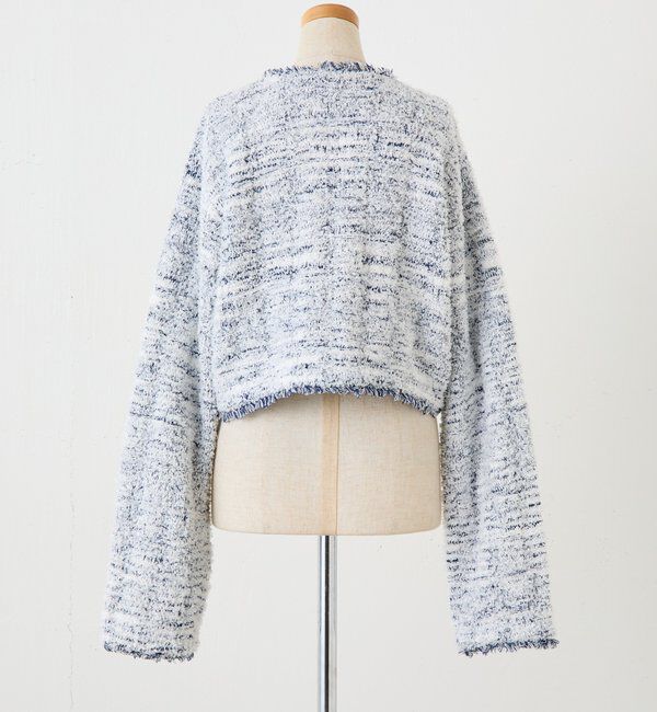  「【CEPIE./セピエ】絣クロップドカーディガン」|ニット・セーター|