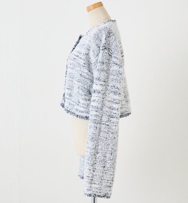  「【CEPIE./セピエ】絣クロップドカーディガン」|ニット・セーター|