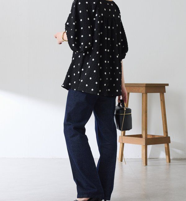  「【体型カバー】ポコポコランタンブラウス」|シャツ・ブラウス|
