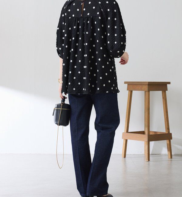  「【体型カバー】ポコポコランタンブラウス」|シャツ・ブラウス|