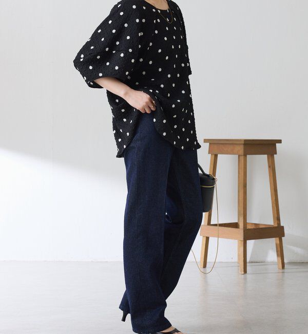  「【体型カバー】ポコポコランタンブラウス」|シャツ・ブラウス|