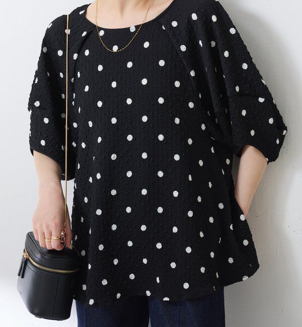  「【体型カバー】ポコポコランタンブラウス」|シャツ・ブラウス|