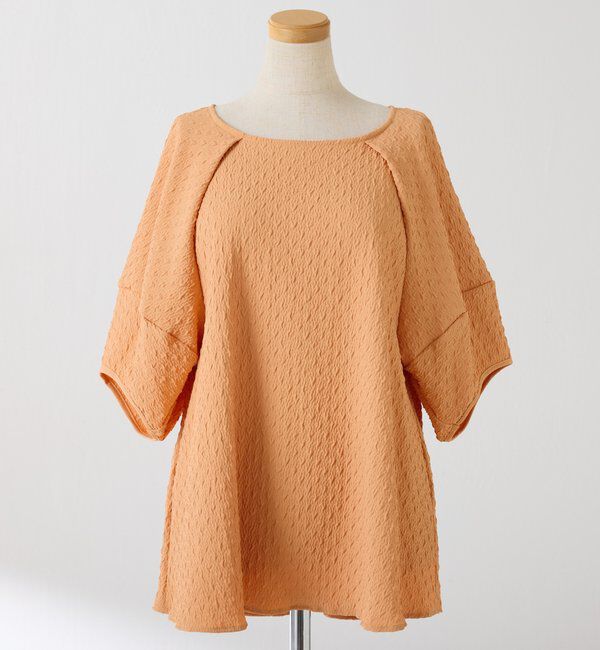  「【体型カバー】ポコポコランタンブラウス」|シャツ・ブラウス|