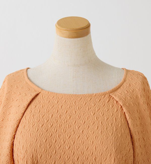  「【体型カバー】ポコポコランタンブラウス」|シャツ・ブラウス|