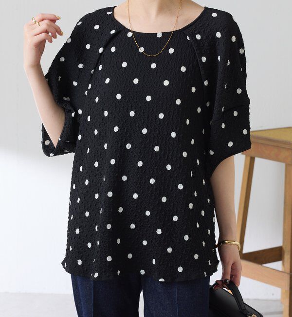  「【体型カバー】ポコポコランタンブラウス」|シャツ・ブラウス|