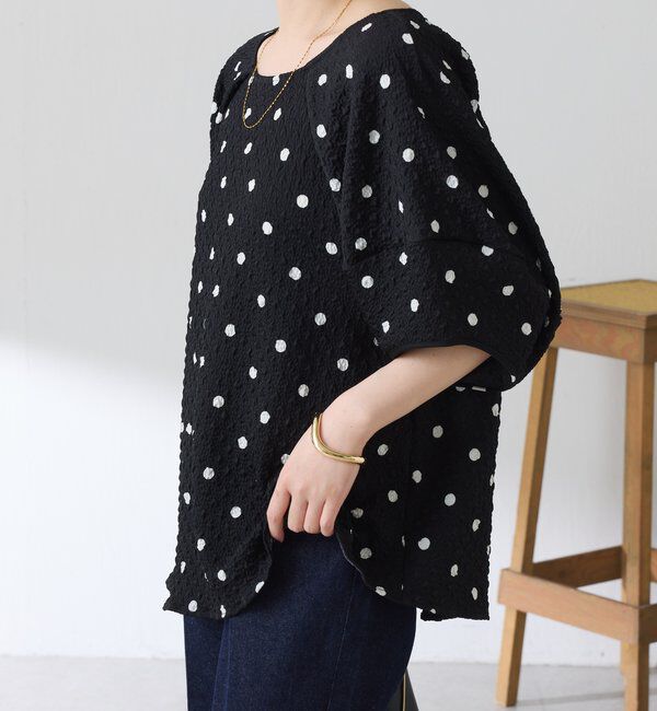  「【体型カバー】ポコポコランタンブラウス」|シャツ・ブラウス|