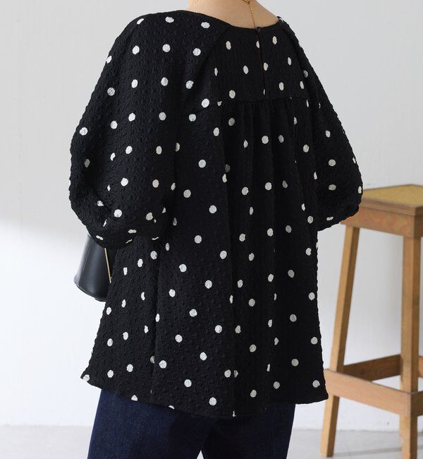 「【体型カバー】ポコポコランタンブラウス」|シャツ・ブラウス|