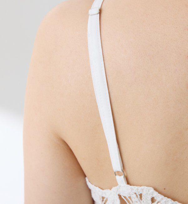  「パネルレースキャミソール」|シャツ・ブラウス|