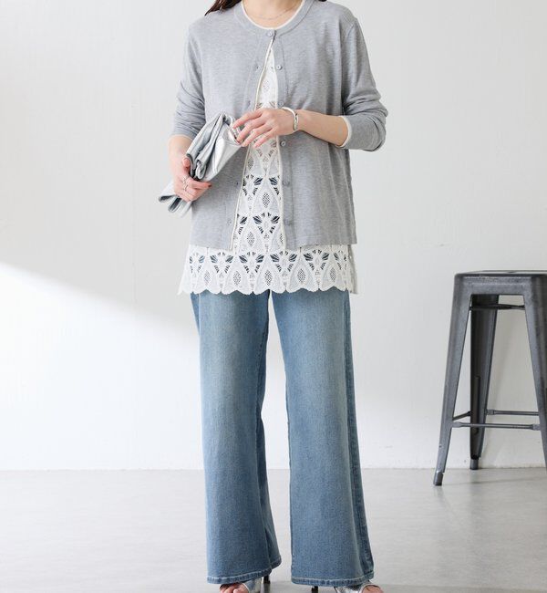  「パネルレースキャミソール」|シャツ・ブラウス|