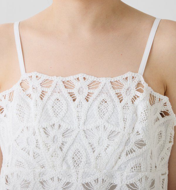  「パネルレースキャミソール」|シャツ・ブラウス|
