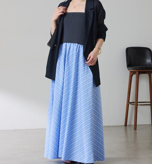  「ベアフレアーワンピース」|ワンピース|