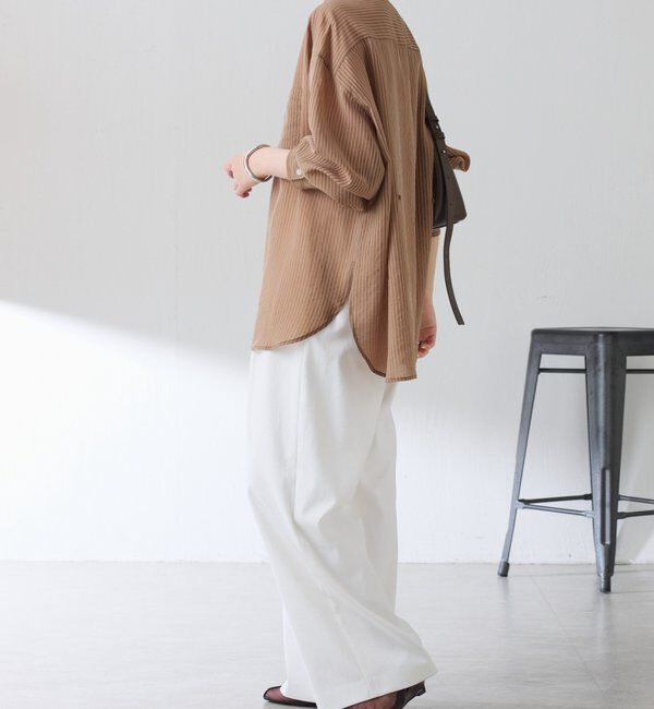  「シアーストライプシャツ」|シャツ・ブラウス|