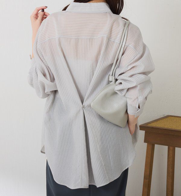  「シアーストライプシャツ」|シャツ・ブラウス|