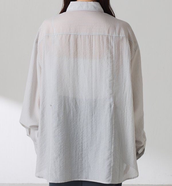  「シアーストライプシャツ」|シャツ・ブラウス|