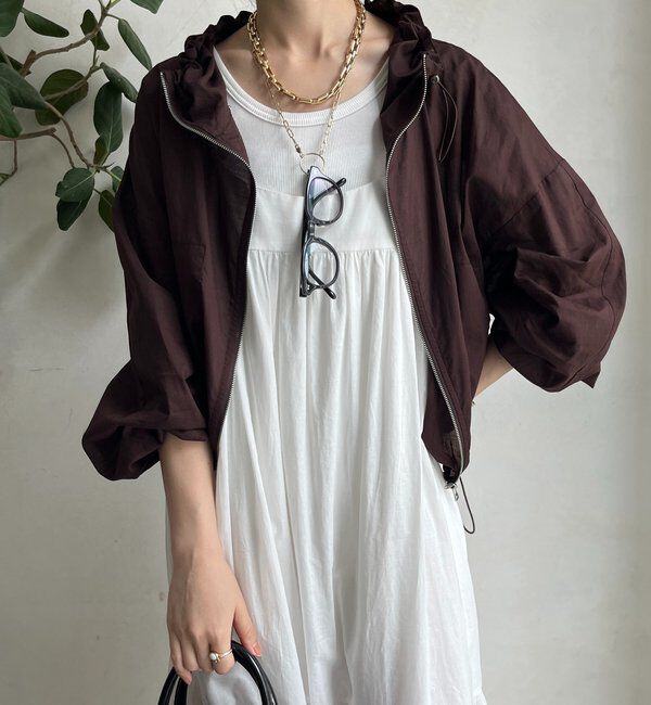  「【新色追加】綿ローンドロストブルゾン」|ブルゾン・スタジャン|