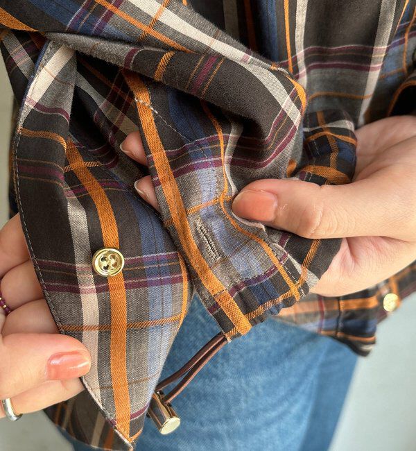  「チェックスピンドルシャツ」|シャツ・ブラウス|