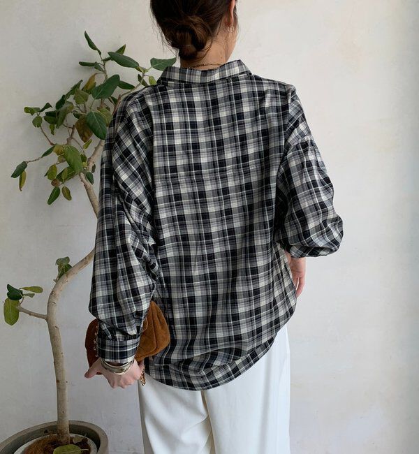  「チェックスピンドルシャツ」|シャツ・ブラウス|