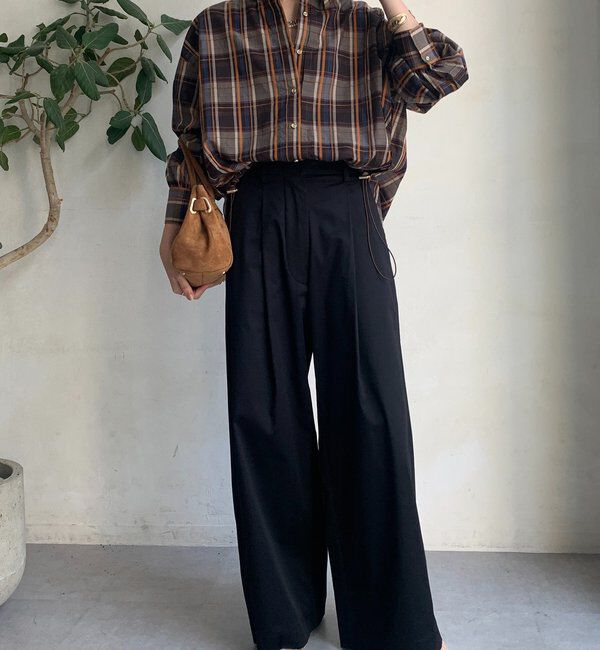  「チェックスピンドルシャツ」|シャツ・ブラウス|