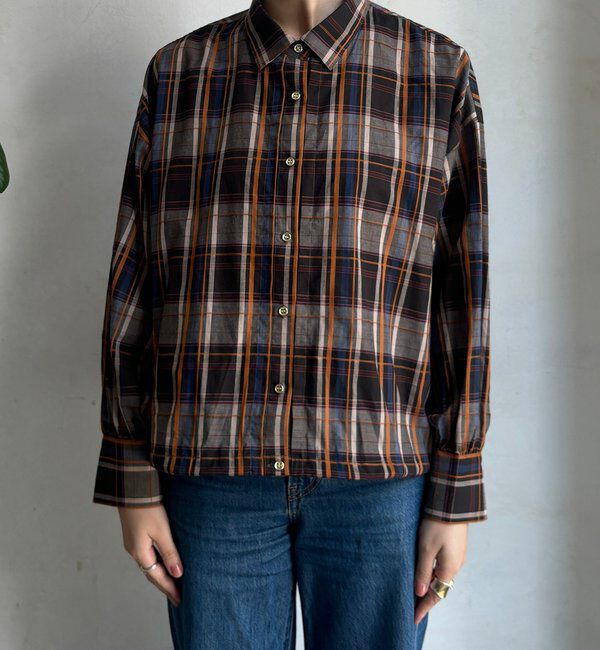  「チェックスピンドルシャツ」|シャツ・ブラウス|