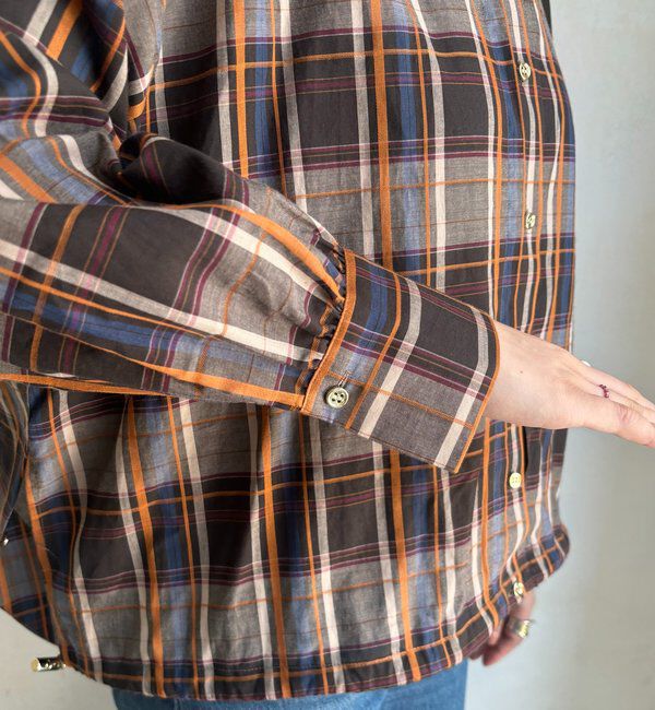  「チェックスピンドルシャツ」|シャツ・ブラウス|