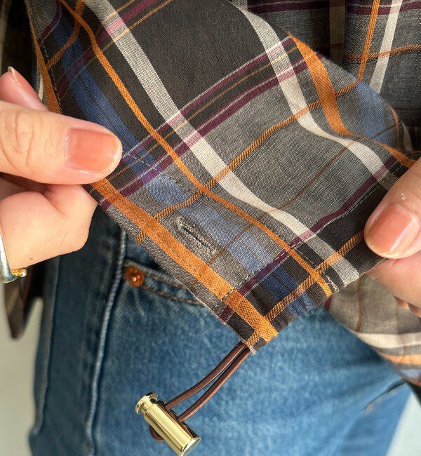  「チェックスピンドルシャツ」|シャツ・ブラウス|