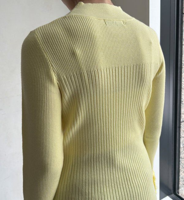  「【WEB限定】フリンジカフスリブニット」|ニット・セーター|