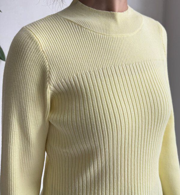  「【WEB限定】フリンジカフスリブニット」|ニット・セーター|